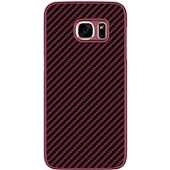 Nylkin Synthetic Fiber Carbon Red for Samsung G930 Galaxy S7 - Phone Cover