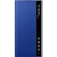 Samsung Clear View flip tok Galaxy Note10+ készülékhez, kék - Mobiltelefon tok