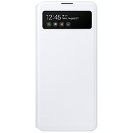 Samsung flipové puzdro S View pre Galaxy A51 biele - Puzdro na mobil