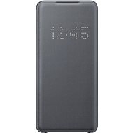 Samsung Flip Case LED View for Galaxy S20 Grey - Phone Case