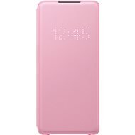 Samsung Flipové puzdro LED View pre Galaxy S20+ ružové - Puzdro na mobil