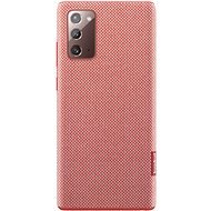 Újrahasznosított anyagból készült Samsung ökológiai hátlap a Galaxy Note20 készülékhez piros - Telefon tok