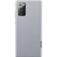 Újrahasznosított anyagból készült Samsung ökológiai hátlap a Galaxy Note20 készülékhez, szürke - Telefon tok