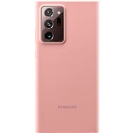 Samsung Silikónový zadný kryt na Galaxy Note20 Ultra 5G hnedý - Kryt na mobil