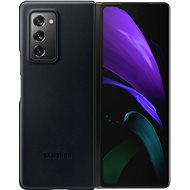Samsung Leather Back Cover for Galaxy Fold2, Black - Phone Case