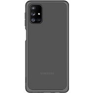 Samsung Polopriehľadný zadný kryt na Galaxy M31s čierny - Kryt na mobil