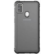Samsung Galaxy M21 átlátszó fekete tok - Telefon tok
