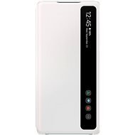 Samsung Galaxy S20 FE fehér Clear View okos flip tok - Mobiltelefon tok