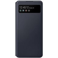 Samsung Galaxy A42 5G fekete S Wiev okos flip tok - Mobiltelefon tok