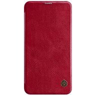 Nillkin Qin Book Samsung Galaxy S10 Lite készülékhez, piros - Mobiltelefon tok