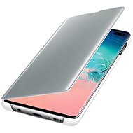 Samsung Galaxy S10+ Clear View Cover biely - Puzdro na mobil