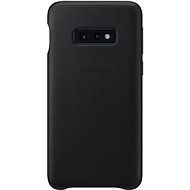 Samsung Galaxy S10e fekete bőr tok - Telefon tok