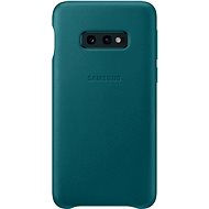 Samsung Galaxy S10e Leather Cover Green - Phone Cover