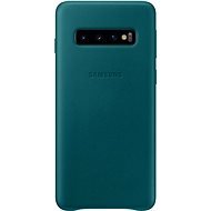 Samsung Galaxy S10 Leather Cover zelený - Kryt na mobil