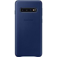 Samsung Galaxy S10 Leather Cover námornícky modrý - Kryt na mobil