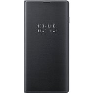 Samsung Galaxy S10 LED View Cover, fekete - Mobiltelefon tok
