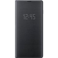 Samsung Galaxy S10+ LED View Cover, fekete - Mobiltelefon tok