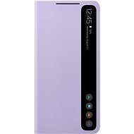 Samsung Galaxy S21 FE 5G lila Clear View flip tok - Mobiltelefon tok