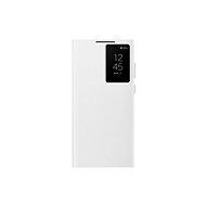 Samsung Galaxy S22 Ultra 5G Flip Case Clear View White - Phone Case
