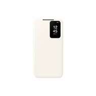 Samsung Galaxy S23 Flipové puzdro Smart View Cream - Puzdro na mobil