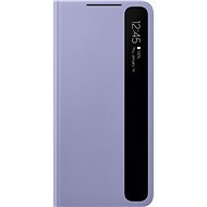 Samsung Galaxy S21+ lila Clear View flip tok - Mobiltelefon tok
