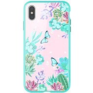 Nillkin Floral Hard Case for Apple iPhone XS Max Green - Phone Cover