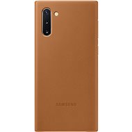 Samsung Leather Back Case for Galaxy Note10 beige - Phone Cover