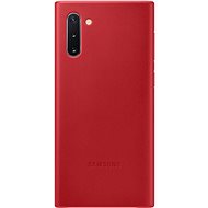 Samsung Leather Back Cover for Galaxy Note10 red - Phone Cover