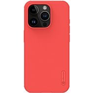 Nillkin Super Frosted PRO Back Cover für Apple iPhone 15 Pro Rot (ohne Logoausschnitt) - Handyhülle