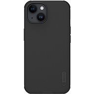 Nillkin Super Frosted PRO Apple iPhone 15 fekete hátlap tok - logó kivágás nélkül - Telefon tok