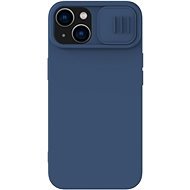 Nillkin CamShield Silky Midnight Blue Apple iPhone 15 Plus szilikon tok - Telefon tok