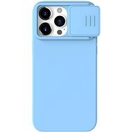 Nillkin CamShield Silky Silikónový Kryt na Apple iPhone 15 Pro Max Blue Haze - Kryt na mobil