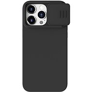 Nillkin CamShield Silky Magnetic Silikonový Kryt pro Apple iPhone 15 Pro Max Black - Phone Cover