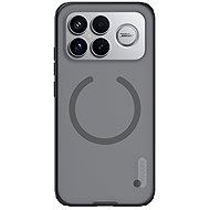 Nillkin Super Frosted PRO Magnetic Back Cover for Poco F8 Ultra Transparent Black - Phone Cover