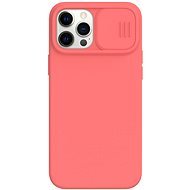 Nillkin CamShield Silky Magnetic Silicone Cover for Apple iPhone 12 Pro Max, Orange/Pink - Phone Cover