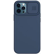 Nillkin CamShield Silky Magnetic Silikonhülle für Apple iPhone 12/12 Pro Blau - Handyhülle