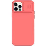 Nillkin CamShield Silky Magnetic Silikonhülle für Apple iPhone 12/12 Pro Orange Pink - Handyhülle