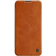 Nillkin Qin Leather Case for Huawei P40 Lite, Brown - Phone Case