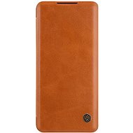 Nillkin Qin for Xiaomi Mi Note 10 Lite, Brown - Phone Case