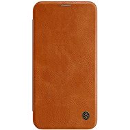 Nillkin Qin Leather Case for Apple iPhone 12/12 Pro, Brown - Phone Case