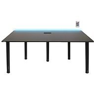 SYBERDESK PRO XXL, 165 x 68 x 73 - 76 cm, LED, fekete - 1. rész - Gaming asztal