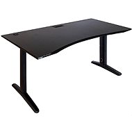SYBERDESK ELITE XXL, 170 x 76 x 76 -75 cm, LED, Cabel Organisation System, Ambilight, black - 1st ro - Gaming Desk
