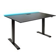 SYBERDESK Electric, adjustable height 71 - 121 cm, LED, black - Part 1 - Gaming Desk