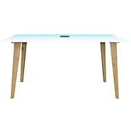 SYBERDESK Electric, adjustable height 71 - 121 cm, LED, white - Part 2 - Gaming Desk