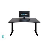 SYBERDESK ELITE, 139 x 76 cm, LED, USB Port, Bias Lighting System, fekete - 2. rész - Gaming asztal