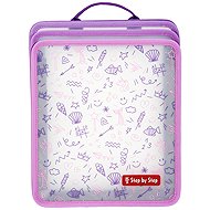 STEP BY STEP with 3 Compartments, Pink - School Bag Organiser