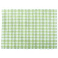 SCANquilt tablecloth RIB pepito green and white 33 × 45 cm - Placemat