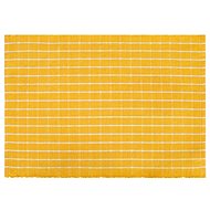 SCANquilt tablecloth RIB small cubes yellow and white 33 × 45 cm - Placemat