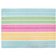SCANquilt placemat RIB stripes pastel 33 × 45 cm - Placemat