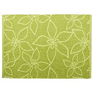 SCANquilt placemat RIB flowers green 33 × 45 cm - Placemat
